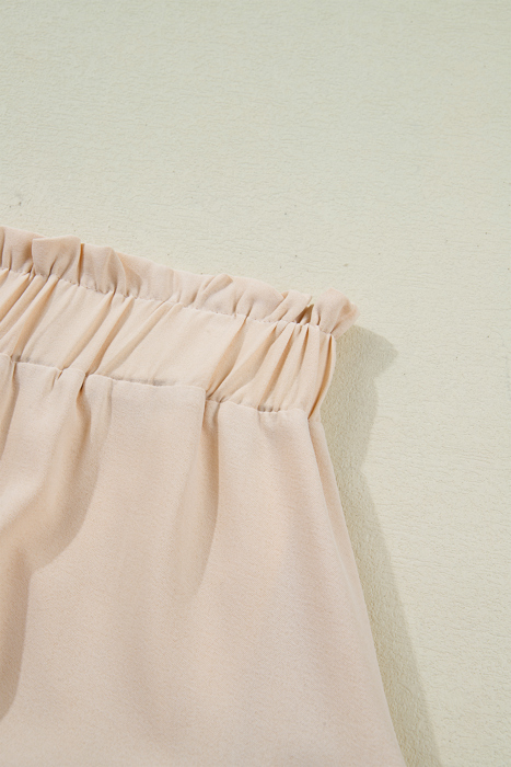 Millie Trim Boho Ruffled PLUS Shorts