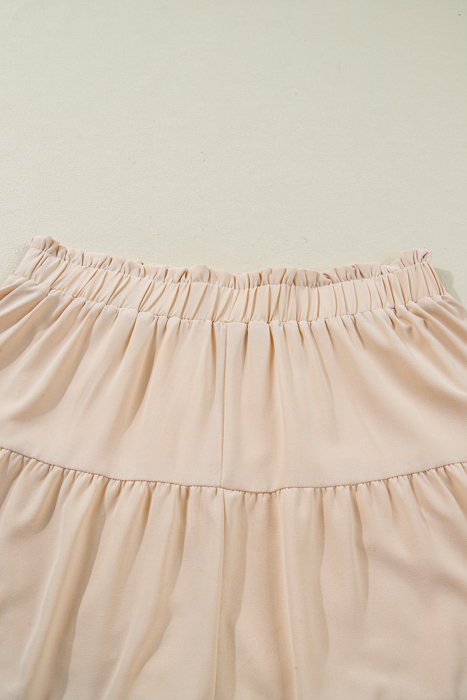 Millie Trim Boho Ruffled PLUS Shorts