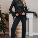  Mira Back Bell Sleeve Top