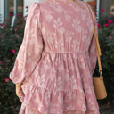  Miracle Surplice Tiered Ruffled PLUS Dress