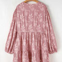  Miracle Surplice Tiered Ruffled PLUS Dress