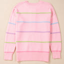  Miriam Stripes Baggy Henley Sweater