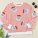  Mirilivia Claus Pattern Christmas Pullover