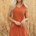  Molly Corduroy Western Embroidered Patched Pocket Mini Dress
