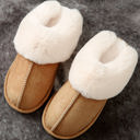  Molly Plush Suede Winter Home Slippers