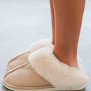  Molly Plush Suede Winter Home Slippers