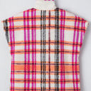 Molly Sherpa Plaid Jacket Vest