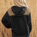  Monanaya Cuff Quarter Zip Hoodie