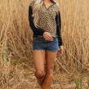  Monanaya Cuff Quarter Zip Hoodie