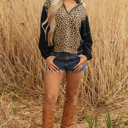  Monanaya Cuff Quarter Zip Hoodie