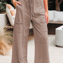Smoke Gray XL Monica Wide Leg Cargo Pants