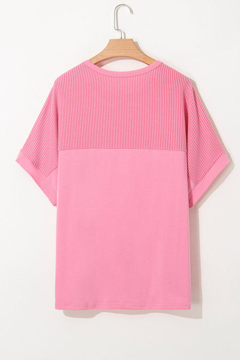 Morgan Plus Size Corded Pocketed Top
