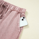  Murphy Leg Patchwork Drawstring Pants