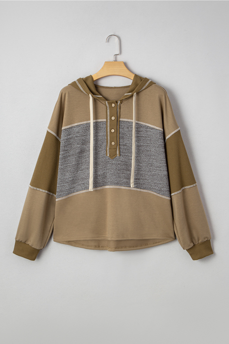 Myrabella Exposed Seam Half Pullover