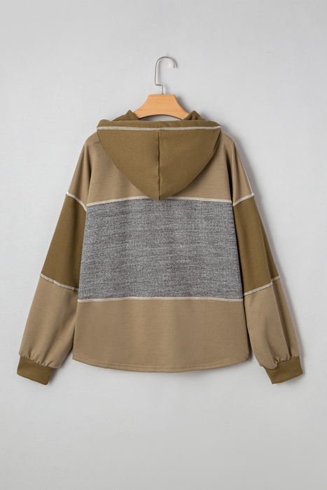Myrabella Exposed Seam Half Pullover