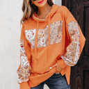  Myrassa Side Slit Drawstring Hoodie