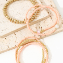  Nancy Simple Beaded Layer Bracelet