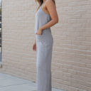  Naomi Pocket Spaghetti Strap Wide Leg Jumpsuit