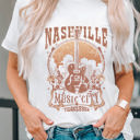  Nashville music City Graphic Tee