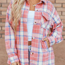  Natalie Plaid Button Up Shacket