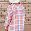  Natalie Plaid Button Up Shacket