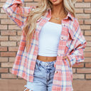  Natalie Plaid Button Up Shacket