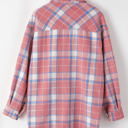  Natalie Plaid Button Up Shacket