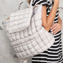  Natalie Quilted Puffer Backpack