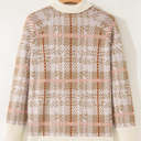  Navy Trim Front Cardigan PLUS Sweater