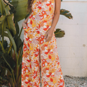  Navy Wide Leg Sleeveless Jumpsuit