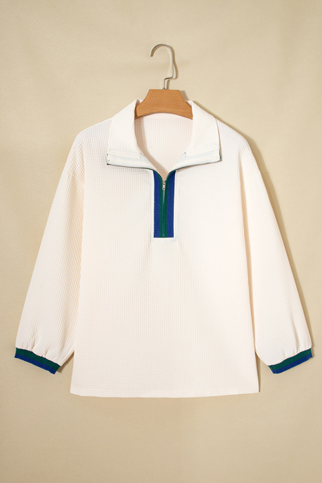 Naya Polo Zip Up Jumper