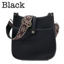 Black Blush Leopard Neoprene Courier | Choose Your Strap