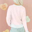  Nevaeh Pattern Drop Shoulder Sweater