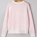  Nevaeh Pattern Drop Shoulder Sweater