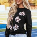  Nia Patched Game Day Sweatshirt