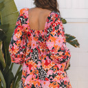  Nicole Puff Sleeve Mini Dress