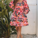  Nicole Puff Sleeve Mini Dress