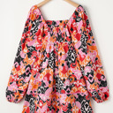  Nicole Puff Sleeve Mini Dress