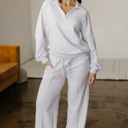  Nina Drawstring Sweatpants Set