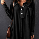  Nina Waffle Knit Long Sleeve Top