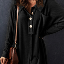  Nina Waffle Knit Long Sleeve Top