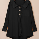  Nina Waffle Knit Long Sleeve Top