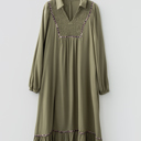 Green Small Noa Bracelet Sleeve Long Dress