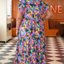  Noa Plus Size Ruffled Short Sleeve Maxi Dress