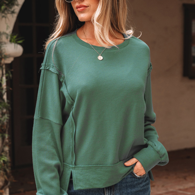 Noah Ribbed Drop Shoulder Sweatshirt
