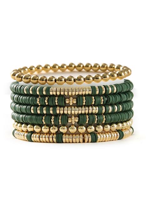 Noor Layered Beaded Bracelet Set