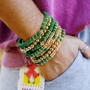 Vineyard Green Noor Layered Beaded Bracelet Set