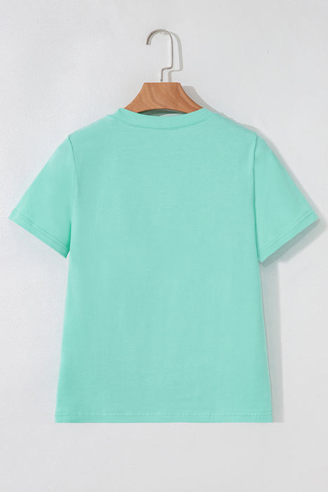Nora Bow Embellished Round Neck Top