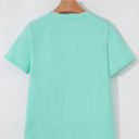  Nora Bow Embellished Round Neck Top