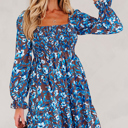  Norava Ruffled Sleeve Floral Dress